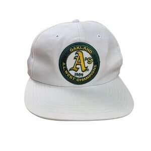 1989 Champions Oakland Athletics A’s MLB Sports Specialties Hat Cap Vintage 90s